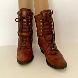 DOUBLE-H Opanka Packer Full Grain Leather Western Work Boot 1088 …